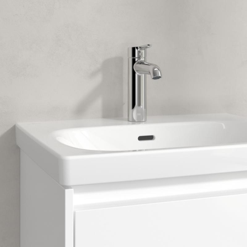 Lavoar suspendat Villeroy&Boch Skyla 60 cm, CeramicPlus, alb alpin